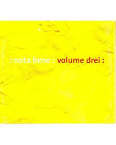Nota bene Volume drei CD