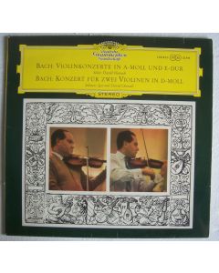 David & Igor Oistrach: Bach (1685-1750) • Violinkonzerte in A-Moll und E-Dur LP