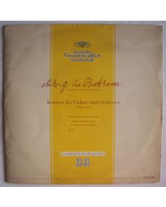 Wolfgang Schneiderhan: Ludwig van Beethoven (1770-1827) • Konzert für Violine LP