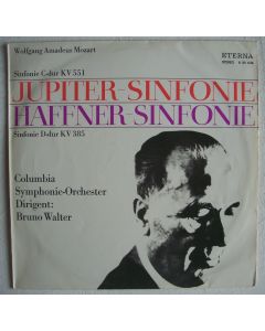 Bruno Walter: Mozart (1756-1791) • Jupiter-Sinfonie & Haffner-Sinfonie LP