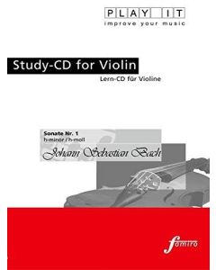 Johann Sebastian Bach • Sonate Nr. 1 Study-CD für Violine