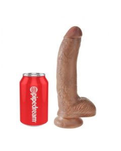 KING COCK - REALISTISCHER DILDO MIT HODEN 22,8 CM