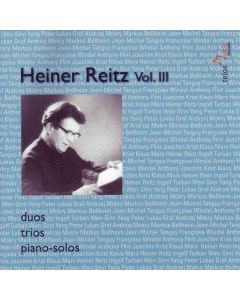 Heiner Reitz • Vol. III - Duos Trios Piano Solos CD