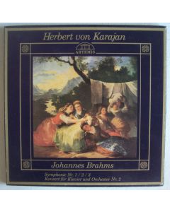 Herbert von Karajan: Johannes Brahms (1833-1897) 3 LP-Box