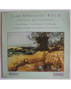 Johann Sebastian Bach (1685-1750) • Concertos Brandebourgeois Nos. 3, 4 & 5 LP