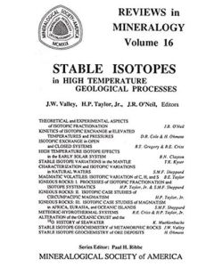 Stable Isotopes in High Temperature Geological Processes