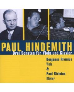Paul Hindemith (1895-1963) • Drei Sonaten für Viola und Klavier CD
