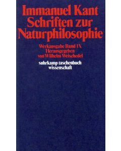Immanuel Kant • Schriften zur Naturphilosophie