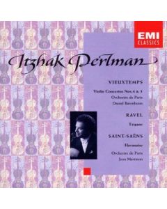 Itzhak Perlman • Vieuxtemps, Ravel, Saint-Saens CD