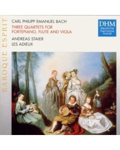 C. P. E. Bach (1714-1788) • Three Quartets for Fortepiano, Flute and Viola CD