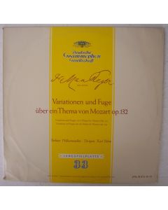 Max Reger (1873-1916) • Variationen und Fuge über ein Thema von Mozart LP