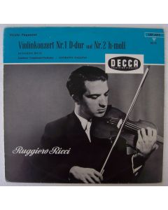 Ruggiero Ricci: Niccolo Paganini (1782-1840) • Violinkonzert Nr. 1 & Nr. 2 LP