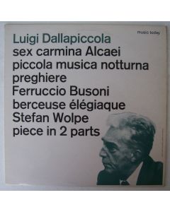 Luigi Dallapiccola (1904-1975) • Sex carmina Alcaei LP