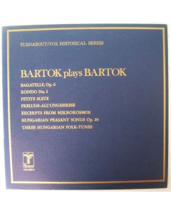 Bartók plays Bartók LP