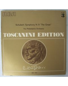 Arturo Toscanini: Franz Schubert (1797-1828) Symphony • N. 9 "The Great" LP