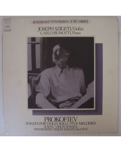 Joseph Szigeti • Monumental Performances of the Century LP
