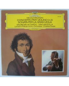 Salvatore Accardo: Niccolò Paganini (1782-1840) • Concerto per Violino (N.3) LP