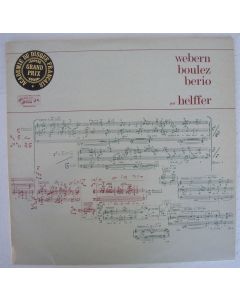 Claude Helffer • Webern | Boulez | Berio LP