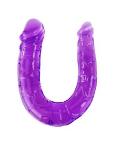 BAILE - DOPPELDILDO IN FLIEDER FLEXIBLER GELEE