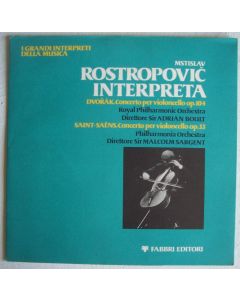 Mstislav Rostropovich • Dvorák | Saint-Saens LP