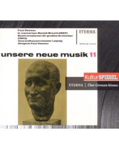 Paul Dessau (1894-1979) • In Memoriam Bertolt Brecht | Bachvariationen CD