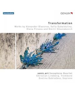 Sonic.Art Saxophone Quartet • Transformation CD