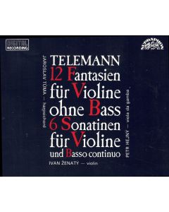 Telemann (1681-1767) • 12 Fantasien für Violine ohne Bass etc. 2 CDs