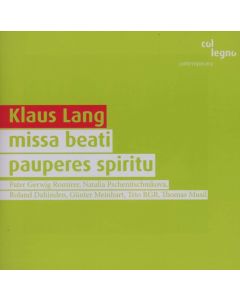 Klaus Lang • Missa Beati Pauperes Spiritu CD