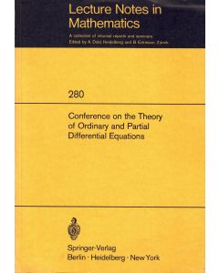 Conference on the Theory of Ordinary and Partial Differential Equations