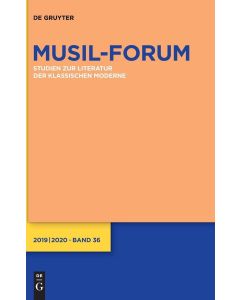 Musil-Forum 2019 | 2020 • Band 36