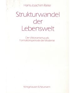 Hans-Joachim Rieke • Strukturwandel der Lebenswelt