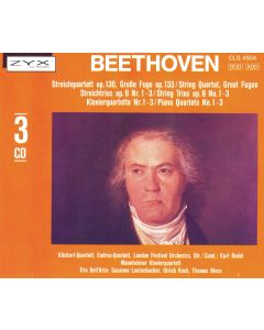 Ludwig van Beethoven (1770-1827) • Streichquartette etc. 3 CDs