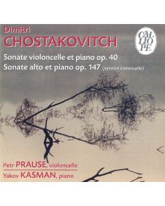 Dmitri Shostakovich (1906-1975) • Sonates CD • Petr Prause