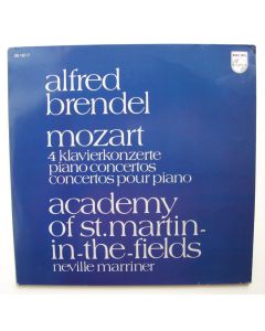 Mozart (1756-1791) • 4 Klavierkonzerte - Piano Concertos 2 LPs • Alfred Brendel