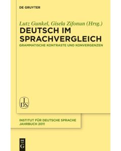 Deutsch im Sprachvergleich • Grammatische Kontraste und Konvergenzen
