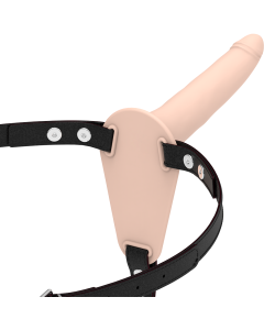 FETISH SUBMISSIVE HARNESS - SILIKON HAUTFARBE 15 CM