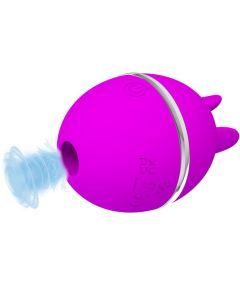 PRETTY LOVE - GEMINI BALL LILA. RUNDER VIBRATOR AUS SILIKON