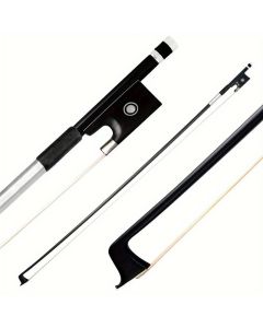 Schwarzer professioneller Kohlefaser Geigenbogen 4/4