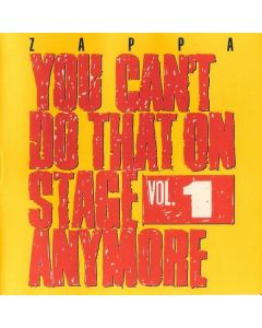 Frank Zappa • You can't do that on Stage anymore Vol. 1 2 CDs