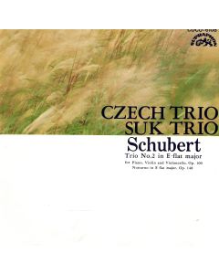 Franz Schubert (1797-1828) • Trio No. 2 in E-flat Major CD • Suk Trio