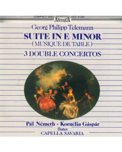 Telemann (1681-1767) • Suite in E Minor (Musique de Table) - 3 Double Concertos CD