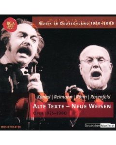 Musik in Deutschland 1950-2000 • Alte Texte - Neue Weisen CD