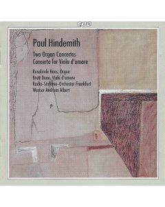 Paul Hindemith (1895-1963) • Two Organ Concertos | Concerto for Viola d'Amore CD