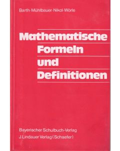 Mathematische Formeln und Definitionen