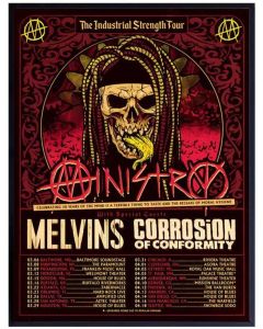 Ministry | Melvins | Corrosion of Conformity Poster