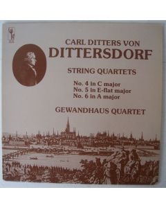 Carl Ditters von Dittersdorf  • String Quartets Nos. 4-6 LP • Karl Suske