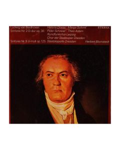 Beethoven (1770-1827) • Sinfonien Nr. 2 & Nr. 9 2 LPs • Herbert Blomstedt