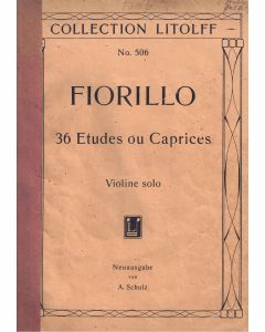 Federigo Fiorillo (1725-1823) • 36 Etudes ou Caprices