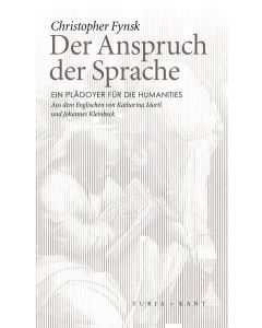 Christopher Fynsk • Der Anspruch der Sprache