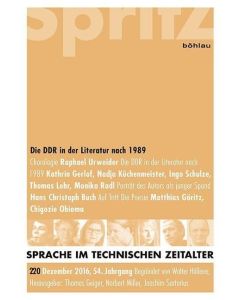 Die DDR in der Literatur nach 1989